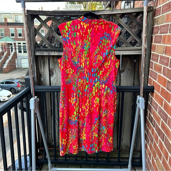 Ellen Tracy Colorful Plus Dress 16W NWOT - Picture 2 of 6